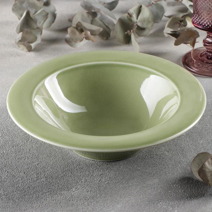 Тарелка глубокая «Акварель», d=22 см, цвет фисташковый
Тарелка глубокая «Акварель», d=22 см, цвет фисташковый