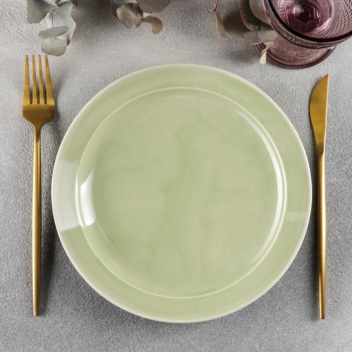 Тарелка мелкая «Акварель», d=22 см, цвет фисташковый
Тарелка мелкая «Акварель», d=22 см, цвет фисташковый