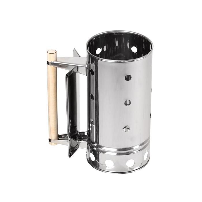 Труба стартер для розжига угля из нержавеющей стали, объем угля 1,2 кг
Труба стартер для розжига угля из нержавеющей стали, объем угля 1,2 кг