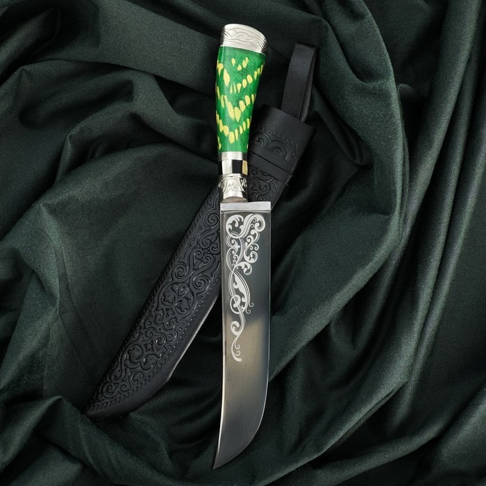 Нож Пчак Шархон - рукоять эбонит, металл
Нож Пчак Шархон - рукоять эбонит, металл