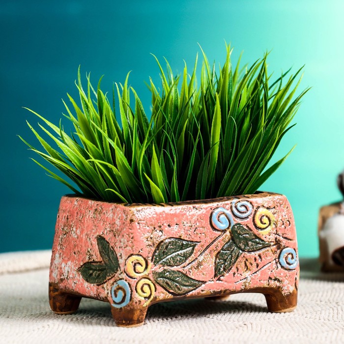 Горшок "Листья" розовое, 9*6см
Горшок "Листья" розовое, 9*6см