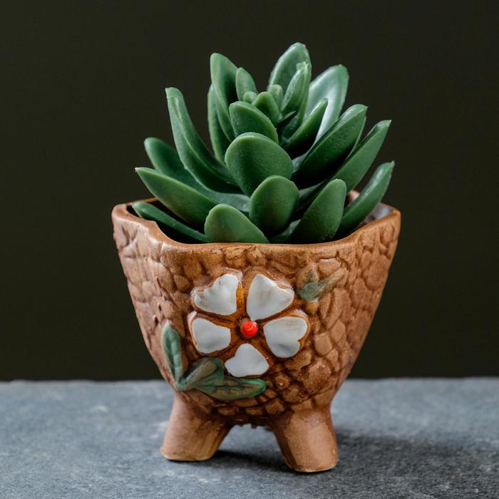 Горшок на ножках, конус, 6,5х6,5х6см
Горшок на ножках, конус, 6,5х6,5х6см