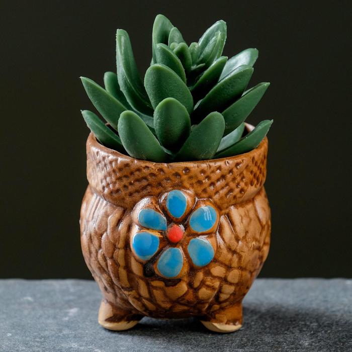 Горшок "Цветочек" на ножках, 6*6*5см
Горшок "Цветочек" на ножках, 6*6*5см