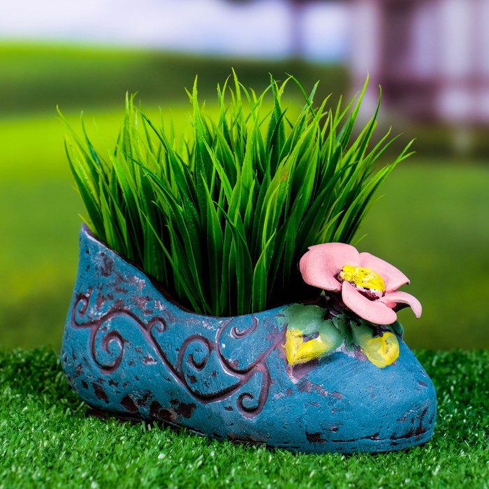 Горшок "Туфелька" зеленый 10,5*4*7см
Горшок "Туфелька" зеленый 10,5*4*7см