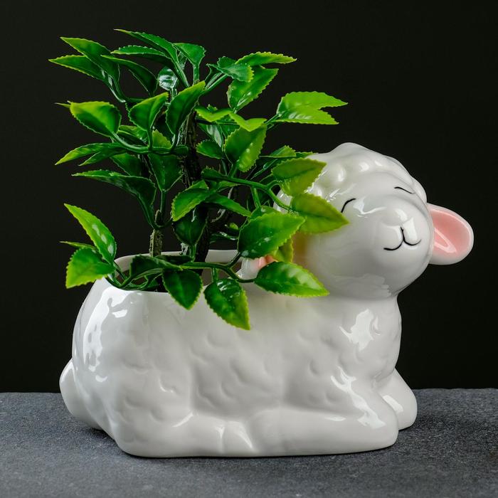 Горшок "Овечка сонная" 16*9*11см
Горшок "Овечка сонная" 16*9*11см