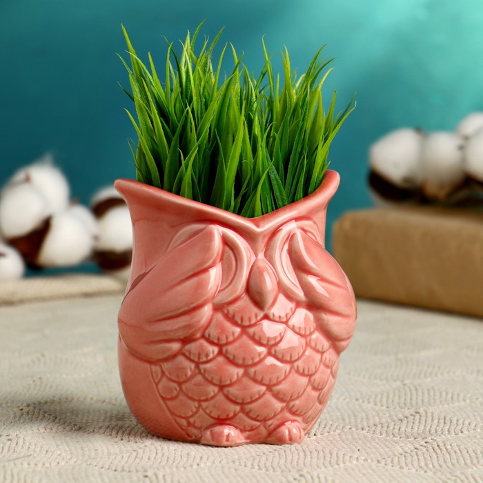 Горшок "Сова" розовый, 9,5*9см
Горшок "Сова" розовый, 9,5*9см