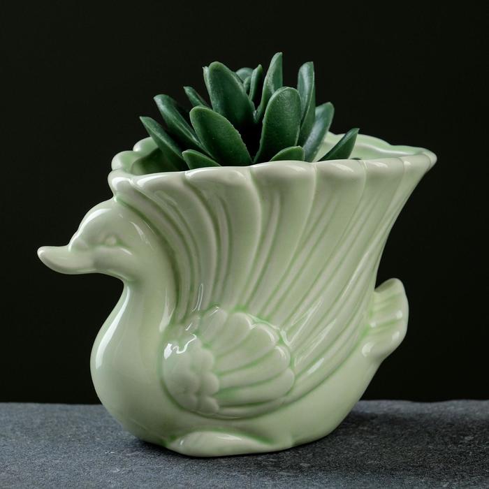 Горшок "Жар-птица" зеленое 11*8*8см
Горшок "Жар-птица" зеленое 11*8*8см