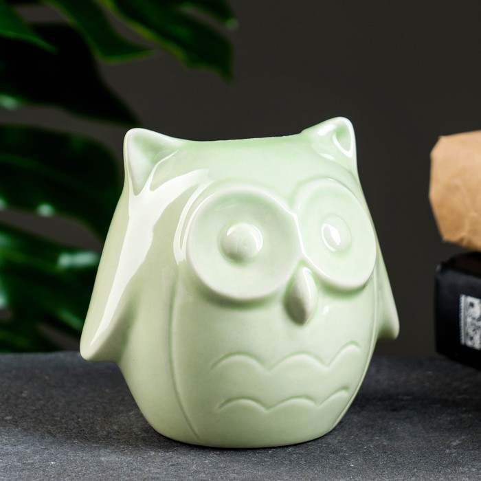 Горшок "Совенок" зеленый 10,5*9*10см
Горшок "Совенок" зеленый 10,5*9*10см