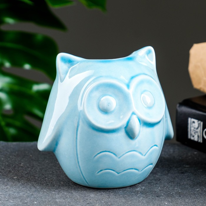 Горшок "Совенок" голубой 10,5*9*10см
Горшок "Совенок" голубой 10,5*9*10см