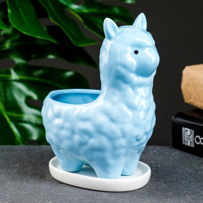 Горшок "Лама", голубой 15*8*12см
Горшок "Лама", голубой 15*8*12см