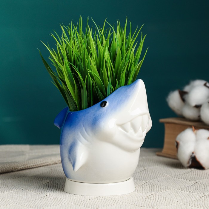 Горшок "Акула" синий, 11,5*8,5*9см
Горшок "Акула" синий, 11,5*8,5*9см