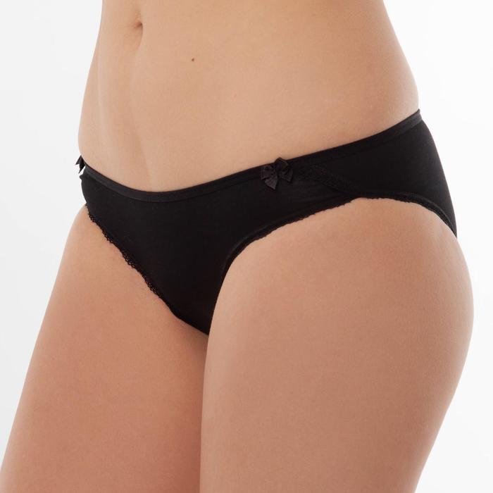 Трусы женские слипы, цвет чёрный, размер 44-46 (M)
Трусы женские слипы, цвет чёрный, размер 44-46 (M)