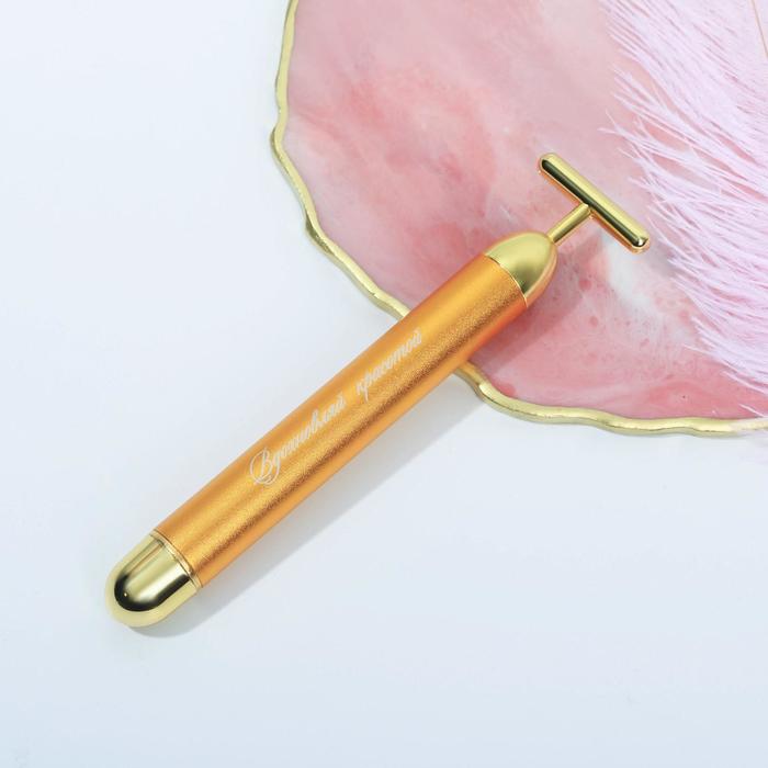 Вибромассажёр для лица «Красота в каждой детали», 14 х 3,5 см
Вибромассажёр для лица «Красота в каждой детали», 14 х 3,5 см