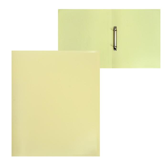 Папка на 2 кольцах А4, Calligrata, 18 мм, 500 мкм, желтая ваниль
Папка на 2 кольцах А4, Calligrata, 18 мм, 500 мкм, желтая ваниль