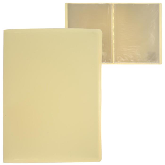 Папка с 60 вкладышами А4, 500 мкм, Calligrata, желтая ваниль
Папка с 60 вкладышами А4, 500 мкм, Calligrata, желтая ваниль