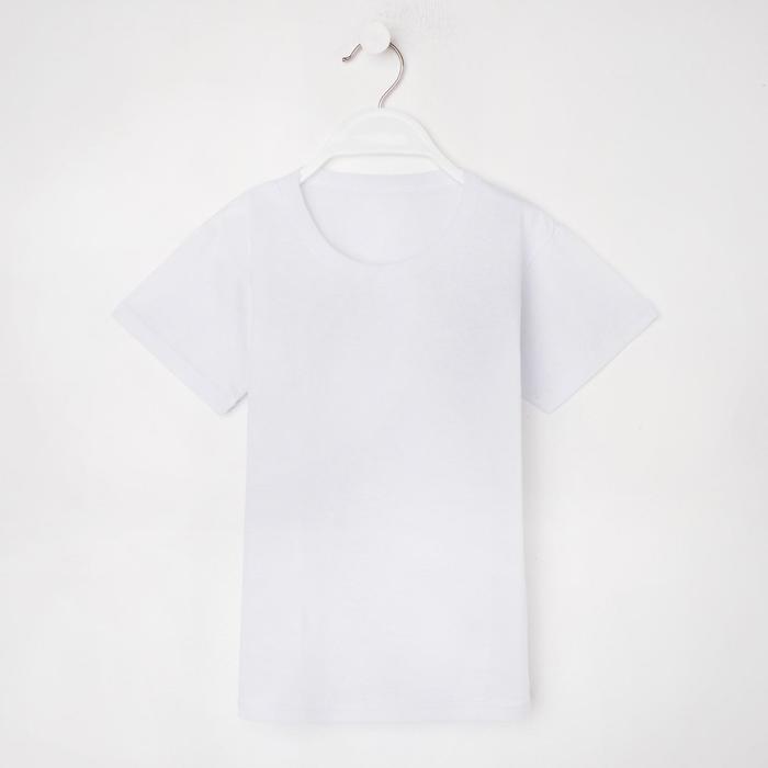 Футболка детская, цвет белый, рост 86 см
Футболка детская, цвет белый, рост 86 см