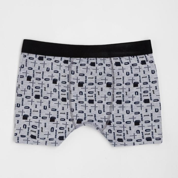 Трусы-боксеры для мальчика, цвет серый, рост 128 см (32)
Трусы-боксеры для мальчика, цвет серый, рост 128 см (32)