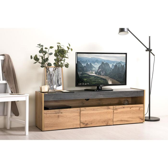 Тумба под ТВ 13.272 с доводчиками, регулировка по высоте, 1393х341х446, Дуб Вотан/Интра
Тумба под ТВ 13.272 с доводчиками, регулировка по высоте, 1393х341х446, Дуб Вотан/Интра