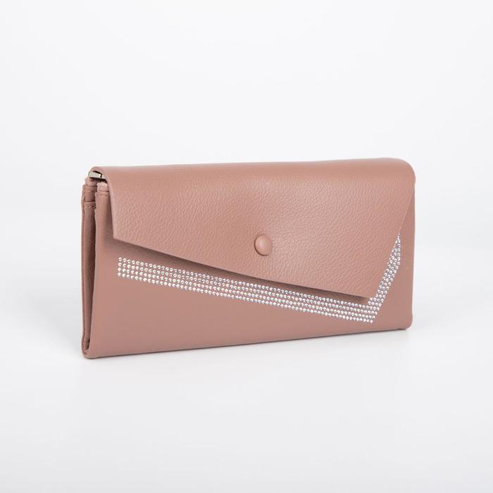 Кошелёк на кнопке, цвет розовый
Кошелёк на кнопке, цвет розовый