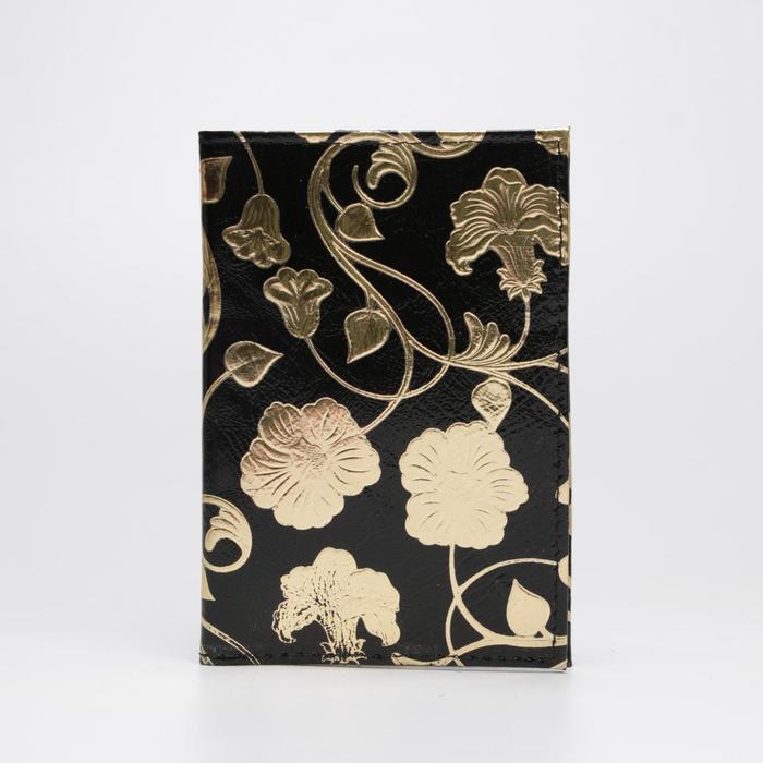 Обложка для паспорта, цвет чёрный, «Колокольчики»
Обложка для паспорта, цвет чёрный, «Колокольчики»