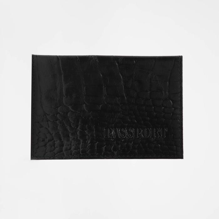 Обложка для паспорта, цвет чёрный
Обложка для паспорта, цвет чёрный