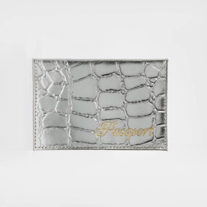 Обложка для паспорта, цвет серебристый
Обложка для паспорта, цвет серебристый