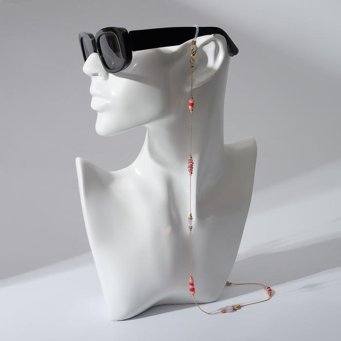 Цепочка для очков "Камни" змейка, цвет красный в золоте, 70 см
Цепочка для очков "Камни" змейка, цвет красный в золоте, 70 см