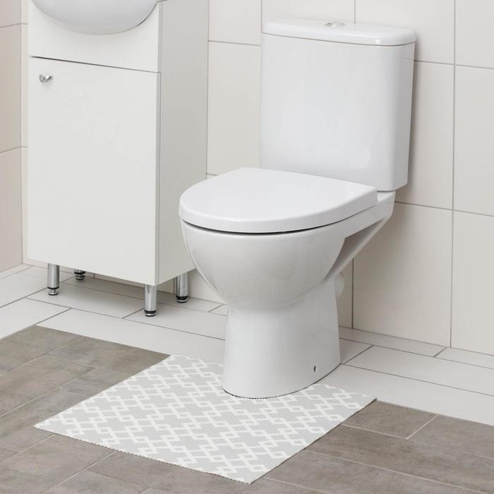 Коврик для туалета из вспененного ПВХ, 50×52 см
Коврик для туалета из вспененного ПВХ, 50×52 см