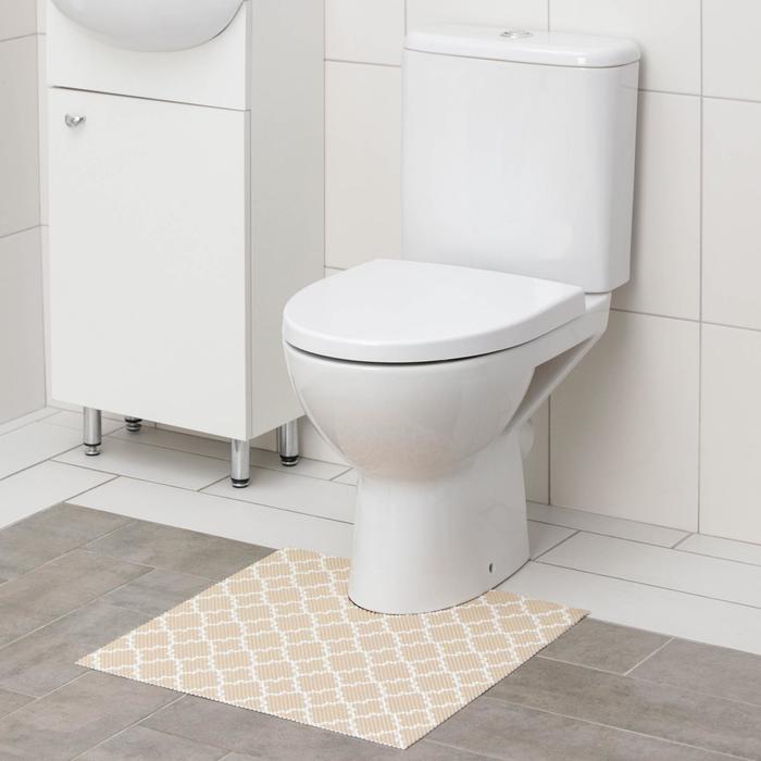 Коврик для туалета из вспененного ПВХ, 50×52 см
Коврик для туалета из вспененного ПВХ, 50×52 см