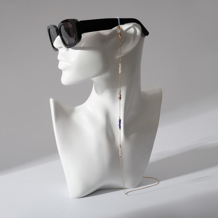 Цепочка для очков "Пунктир" линии, цвет фиолетовый в золоте
Цепочка для очков "Пунктир" линии, цвет фиолетовый в золоте