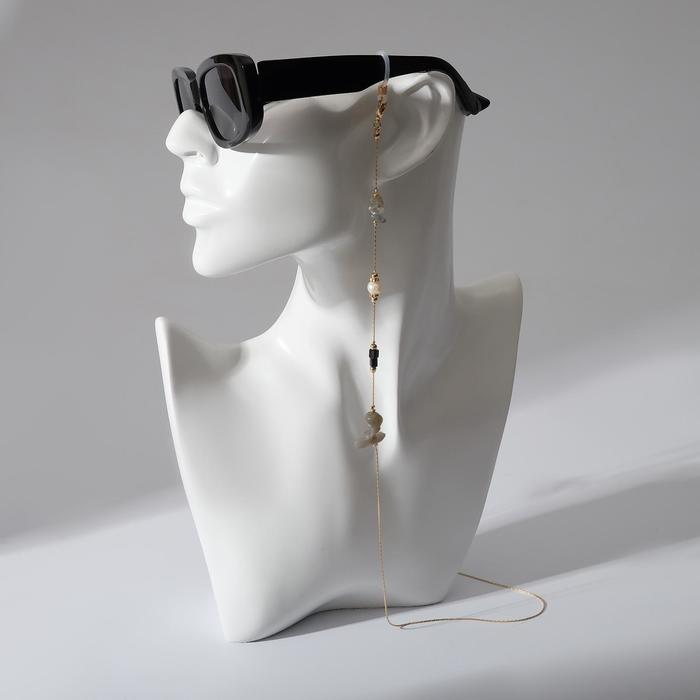 Цепочка для очков "Бисер" жемчужинка, цвет бело-чёрный в золоте
Цепочка для очков "Бисер" жемчужинка, цвет бело-чёрный в золоте