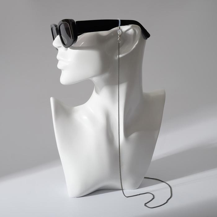 Цепочка для очков "Узкое плетение", цвет чёрный, 70 см
Цепочка для очков "Узкое плетение", цвет чёрный, 70 см