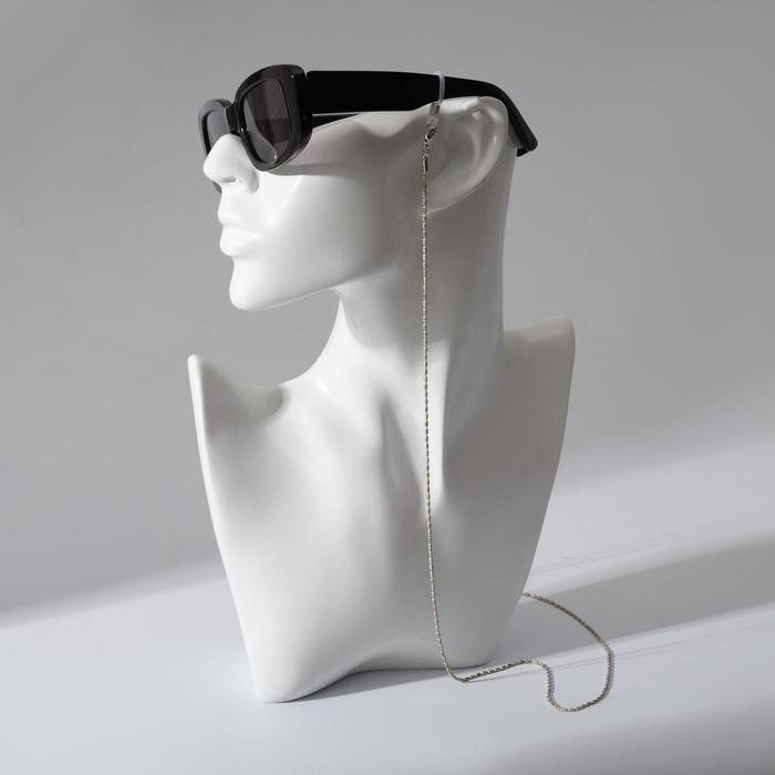 Цепочка для очков "Тонкие бусы" овал, цвет серебро, 70 см
Цепочка для очков "Тонкие бусы" овал, цвет серебро, 70 см