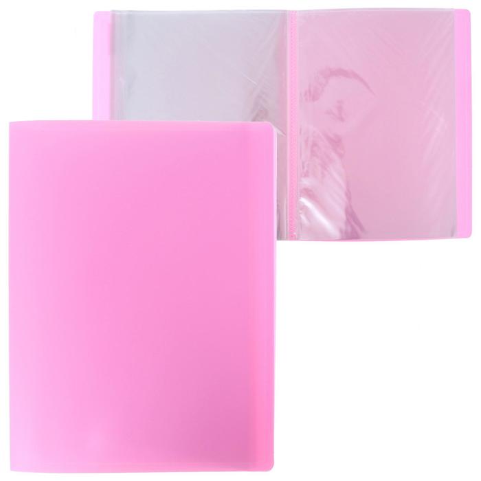 Папка с 80 вкладышами А4, 700 мкм, Calligrata, розовая
Папка с 80 вкладышами А4, 700 мкм, Calligrata, розовая