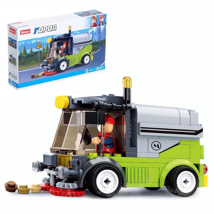 Конструктор Город «Машина по мойке улиц», 136 деталей
Конструктор Город «Машина по мойке улиц», 136 деталей
