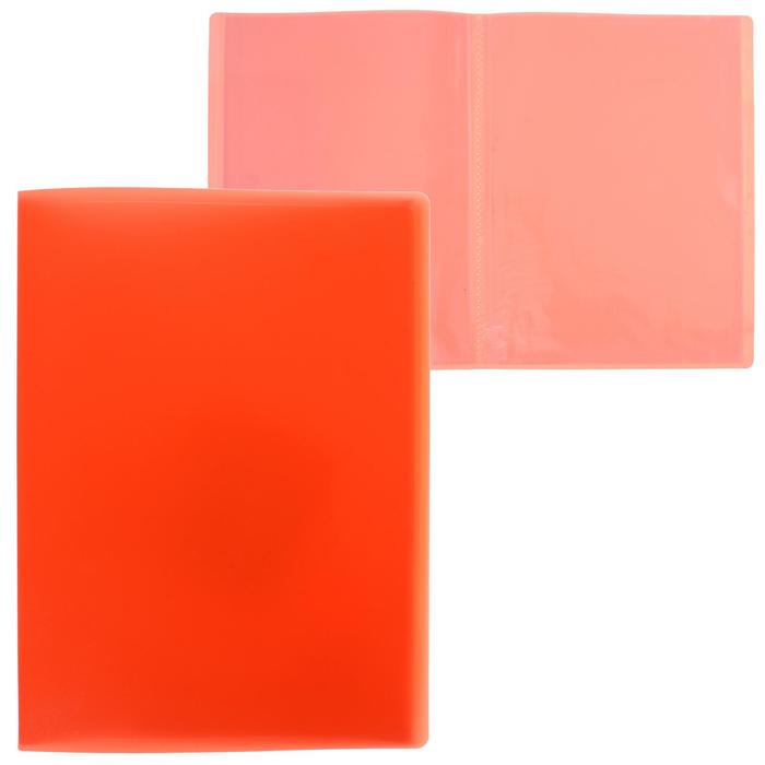 Папка с 20 вкладышами А4, 500 мкм, Calligrata, неон, оранжевая
Папка с 20 вкладышами А4, 500 мкм, Calligrata, неон, оранжевая