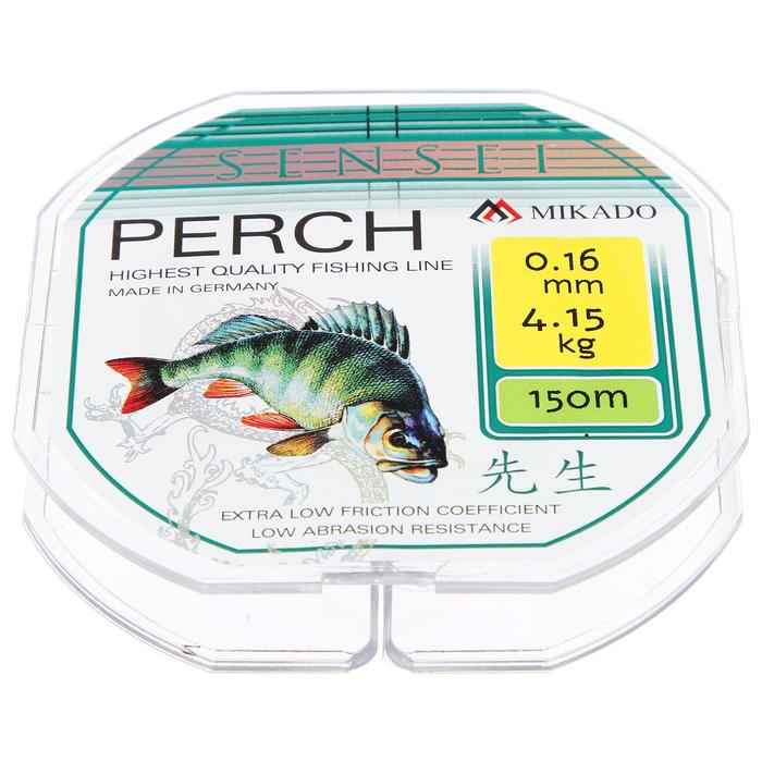 Леска Mikado Sensei Perch, 0,16 мм/4,15 кг/150 м
Леска Mikado Sensei Perch, 0,16 мм/4,15 кг/150 м
