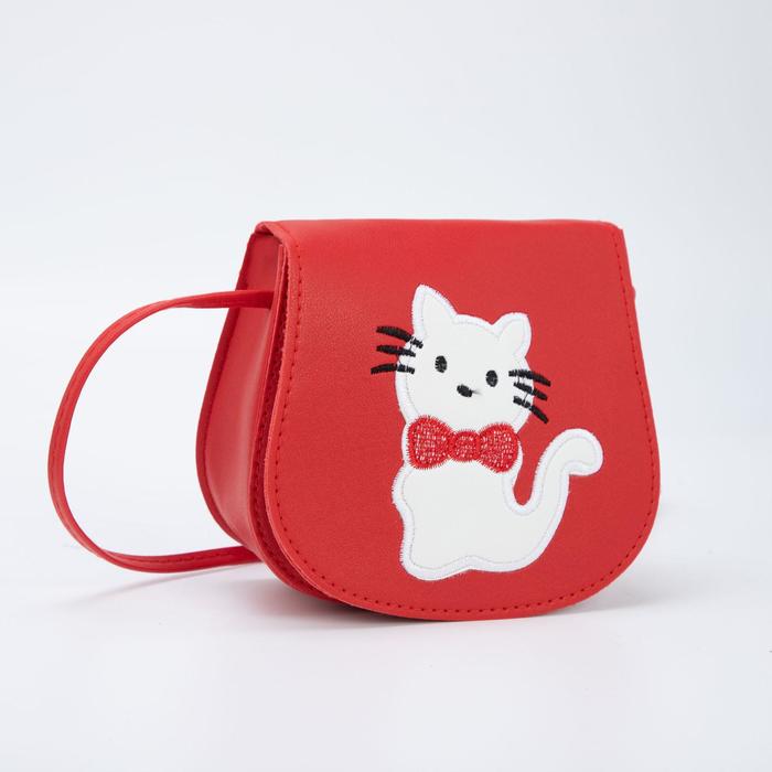 Сумка детская, отдел на клапане, длинный ремень, цвет красный, «Котик»
Сумка детская, отдел на клапане, длинный ремень, цвет красный, «Котик»