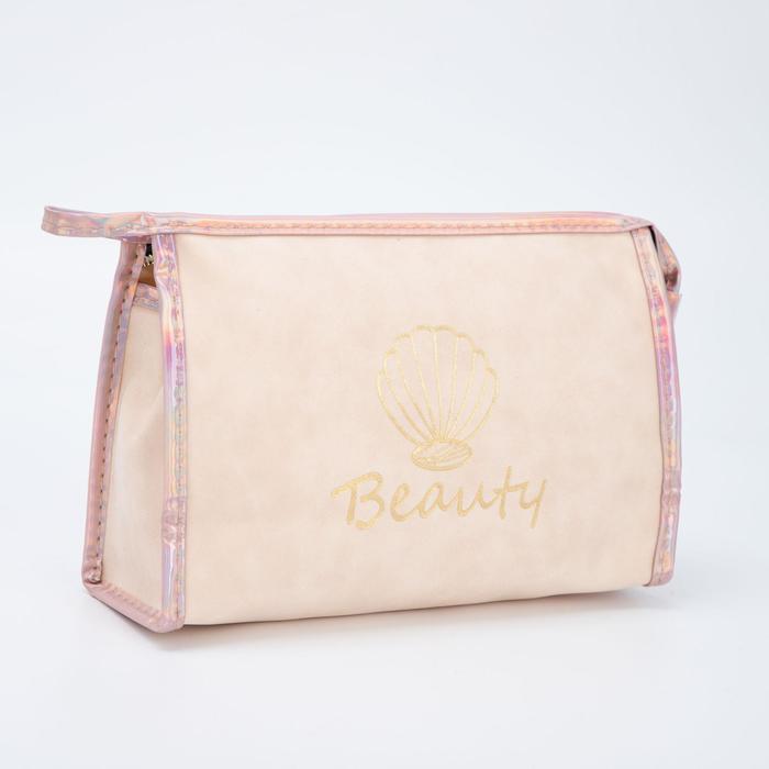 Косметичка-сумочка, отдел на молнии, с ручкой, цвет бежевый
Косметичка-сумочка, отдел на молнии, с ручкой, цвет бежевый