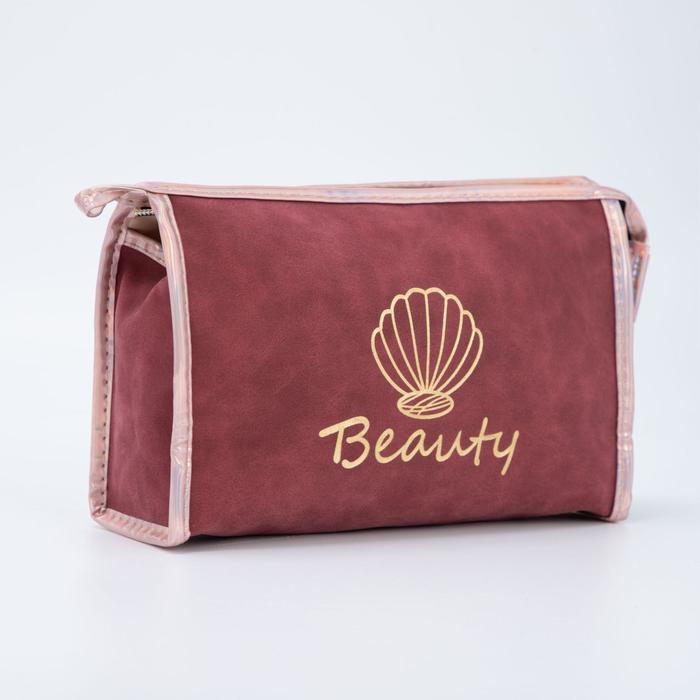 Косметичка-сумочка, отдел на молнии, с ручкой, цвет бордовый
Косметичка-сумочка, отдел на молнии, с ручкой, цвет бордовый