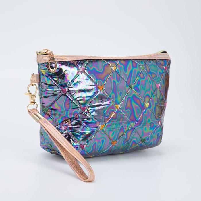 Косметичка на молнии, с ручкой, цвет чёрный
Косметичка на молнии, с ручкой, цвет чёрный