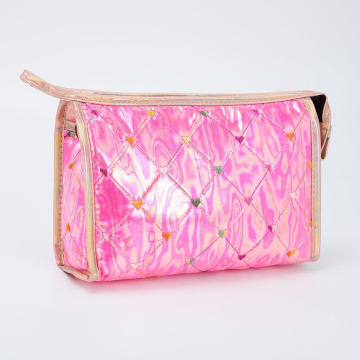 Косметичка на молнии, цвет малиновый
Косметичка на молнии, цвет малиновый