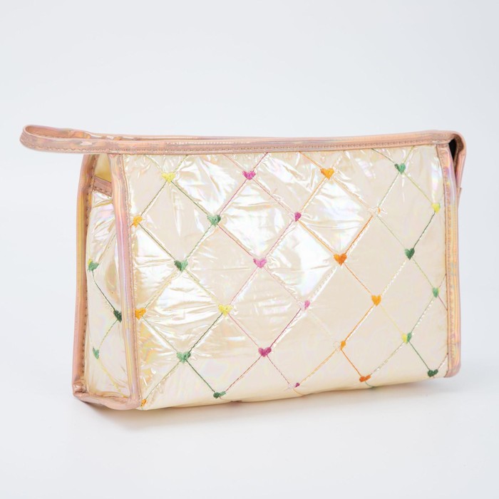 Косметичка на молнии, цвет бежевый
Косметичка на молнии, цвет бежевый