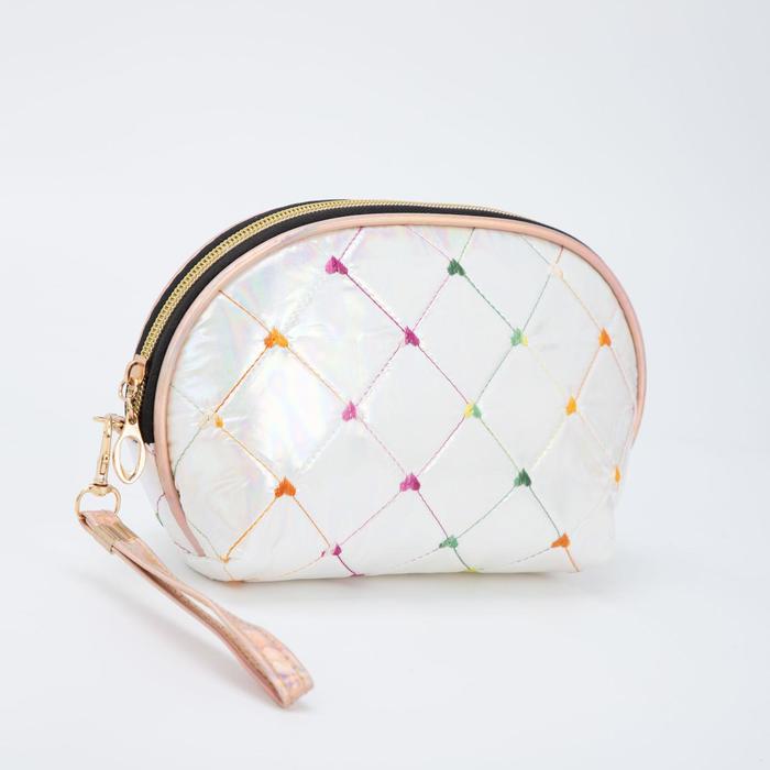 Косметичка-сумочка, отдел на молнии, с ручкой, цвет белый
Косметичка-сумочка, отдел на молнии, с ручкой, цвет белый