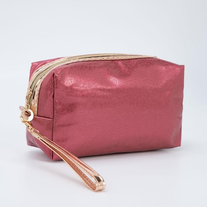 Косметичка дорожная, отдел на молнии, с ручкой, цвет бордовый
Косметичка дорожная, отдел на молнии, с ручкой, цвет бордовый