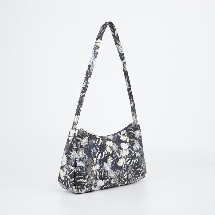 Сумка-багет, отдел на молнии, цвет серый
Сумка-багет, отдел на молнии, цвет серый