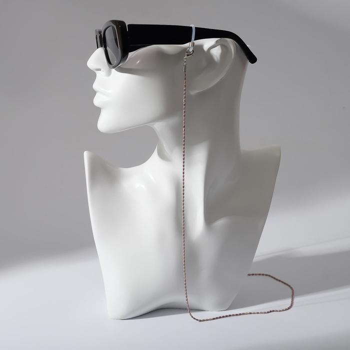 Цепочка для очков "Тонкие бусы" овал, цвет розово-золотой
Цепочка для очков "Тонкие бусы" овал, цвет розово-золотой