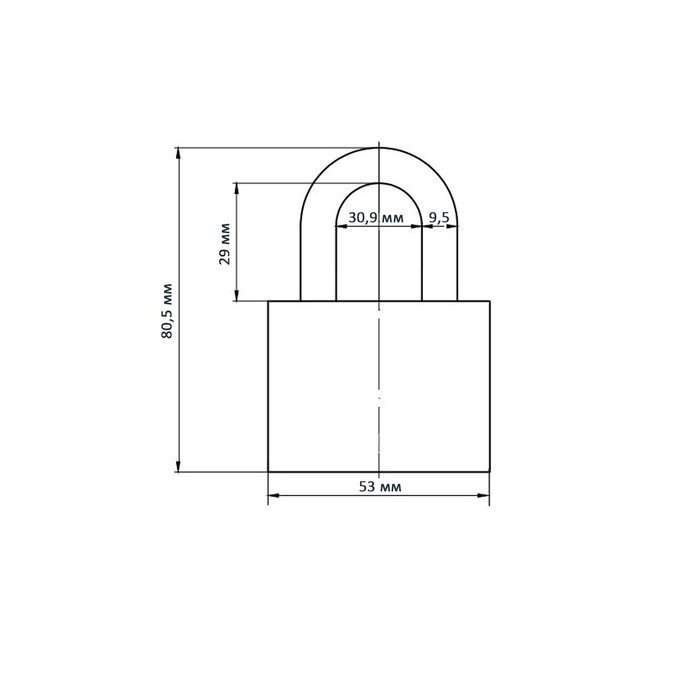 фото Замок навесной avers pd-20-60-blister