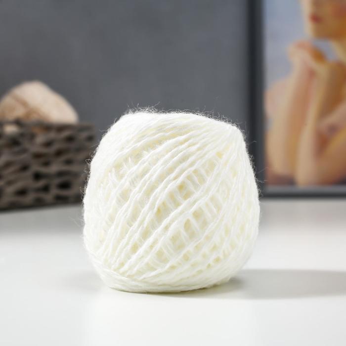 Пряжа "Акрил" 100% акрил, 108м/42гр (03 Молочный)
Пряжа "Акрил" 100% акрил, 108м/42гр (03 Молочный)