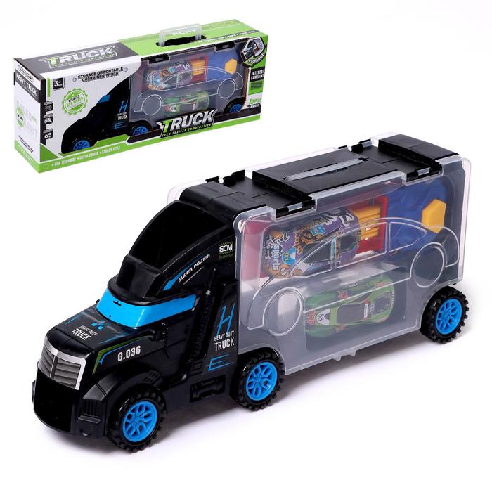 Грузовик инерционный «Автовоз», с 2 машинками и запуском МИКС
Грузовик инерционный «Автовоз», с 2 машинками и запуском МИКС